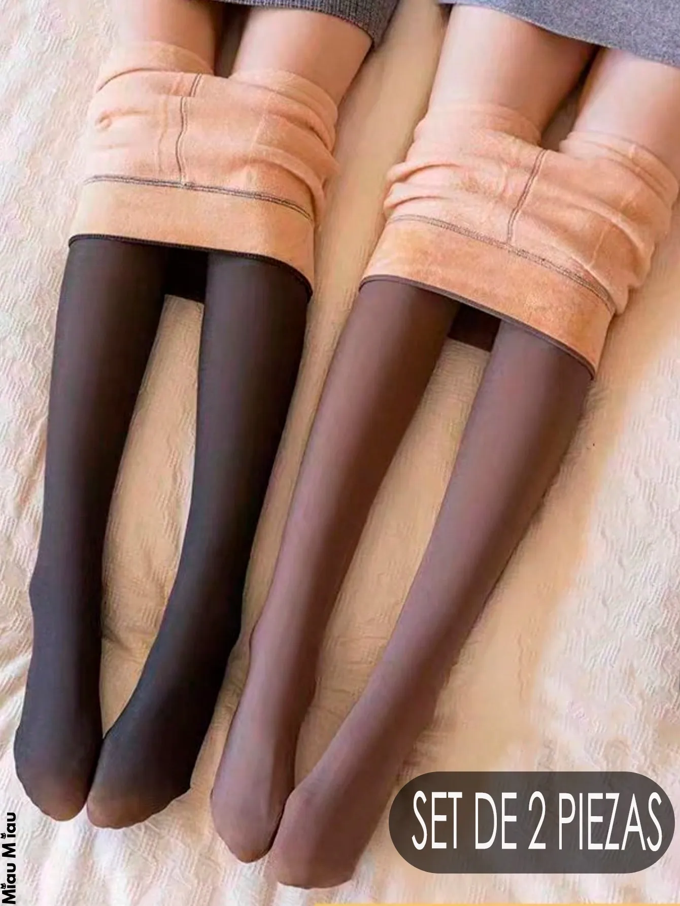 3307-UNI-NEGRO 2 PIEZAS 4660